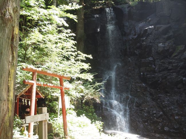 浅間神社巡りの第二回は前回廻り切れなかった河口湖周辺の神社と忍野八海周辺を巡りました。<br />夏休み最初の連休ということで、お天気も上々、高速の渋滞を考慮して、前回より一時間早く出発しましたが、渋滞通過の所要時間は変わらず。<br /><br />河口湖はハーブフェスティバルが開催されているからか、河口湖大橋を渡るのに渋滞していました。<br /><br />さて今回はどこまで行けるか・・・。