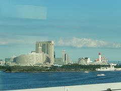 国際展示場正門&#12316;新橋間でユリカモメから見られる風景