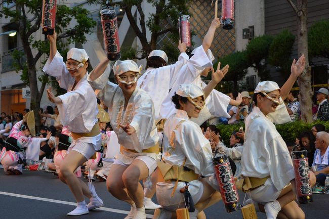 夏の終わりの風物詩　高円寺阿波踊り２０１６　　今年は連日雨の開催となりました。