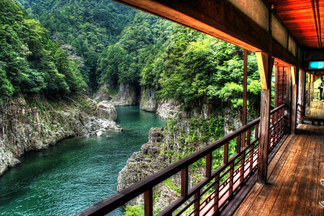 日本の奥深くを訪れたい!と思って計画した今回の秘境旅。目的地は実に南半分が山地で占められる奈良県の最も南に位置する十津川村です。険しい紀伊山地の山奥を通る国道をひた走り、"下界”とは様子の異なった秘境をめぐる1泊2日の旅行です。<br />世界遺産に登録されている熊野古道にまつわる名所旧跡や景勝地もあり、途中で大雨に見舞われたときは大変でしたが、文字通りの山あり谷ありの起伏に富んだ旅となりました。