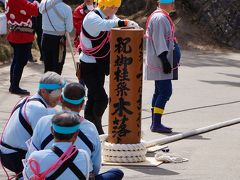 ２０１６年・御柱祭り下社　追掛綱係（２日目）