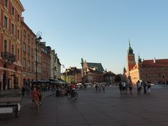 ポーランド一周鉄道の旅　１　ワルシャワ旧市街