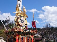 春の高山祭りと桜