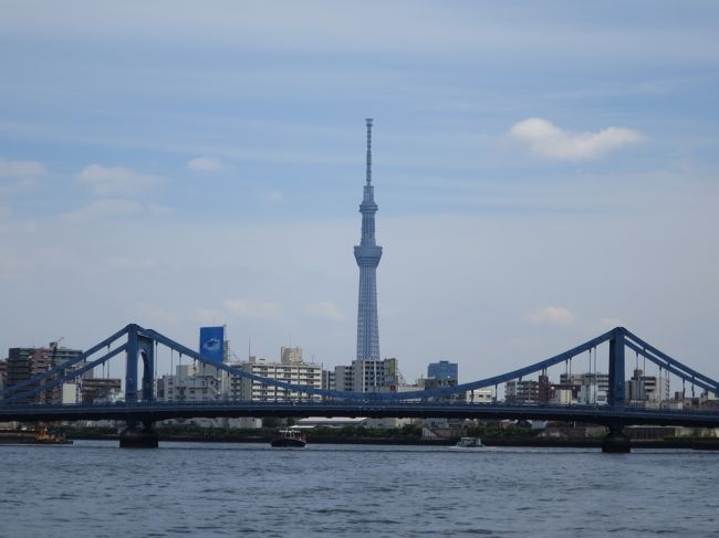 両親が東京に来るということで、東京観光をすることに。<br /><br />両親の希望で、船に乗りたいということで、橋巡りツアーに参加。<br /><br />とにかくたくさんの橋を見ました。<br /><br />最後は浅草観光という流れです。<br /><br />ほんとに橋ばかりの旅行記です。
