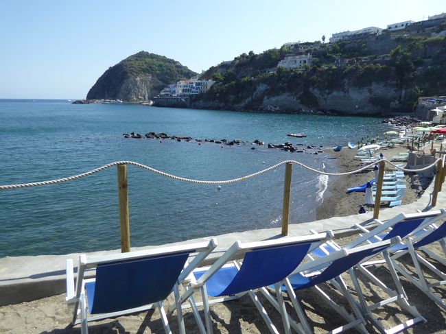 夏の優雅な南イタリア周遊旅行♪　Vol391(第20日)　☆Isola d'Ischia/S.Angelo：「Hotel Miramare Sea Resort」の「Parco Termae」優雅な温泉バカンス♪