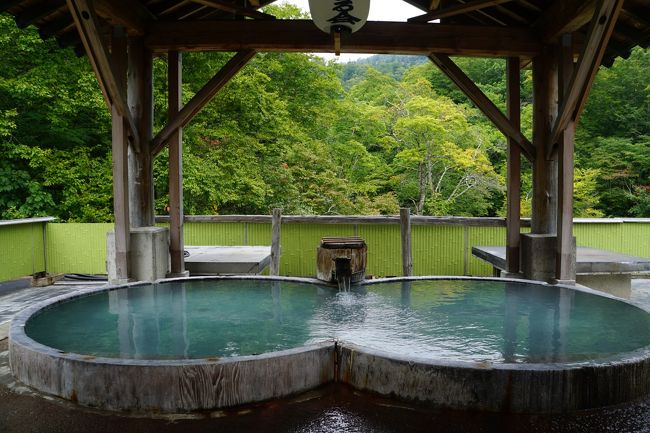 昨日は磐梯・吾妻スカイラインを走ったので、今日は安達太良山と高湯温泉のたまご湯の二つをメインにして、その間を土湯温泉・奥土湯温泉郷巡りで埋めるという計画にしてみました。<br /><br />安達太良山は二本松から岳温泉経由で行くイメージが強いのですが、調べてみると福島市からでも距離はほぼ同じなんですね。温泉巡りだけでは寂しいし、ロープーウェイで登ってみるだけならちょうどいいのではないかと思った次第。しかし、天気がイマイチだったので、こんなところかと様子を確認したくらい。そこはまあやむを得ません。<br /><br />一方のたまご湯ですが、福島市の温泉といえば昔から飯坂温泉だったはずなのに、最近ぐんぐん評価を上げているのが高湯温泉。泉質が乳白色で硫黄の強い温泉という分かりやすさもあってなんでしょうが、またその高湯温泉の一番人気がたまご湯なんですね。ただし、日帰り温泉の時間は限られているので、それに間に合うよう時間を気にしながらのスケジュールにしたつもりでしたが、結局のところ、奥土湯温泉郷の個性的な温泉群の魅力が期待以上に素晴らしいことに途中で気が付いて、急遽計画変更。こっちがむしろメインになったような感じになりました。飯坂温泉より、高湯温泉より、今では奥土湯温泉郷をお勧めしたい気分ですね。<br /><br />ということで、三日目は基本温泉のはしご旅。プラス西田記念館のこけしが加わるちょいと渋めの旅になりました。