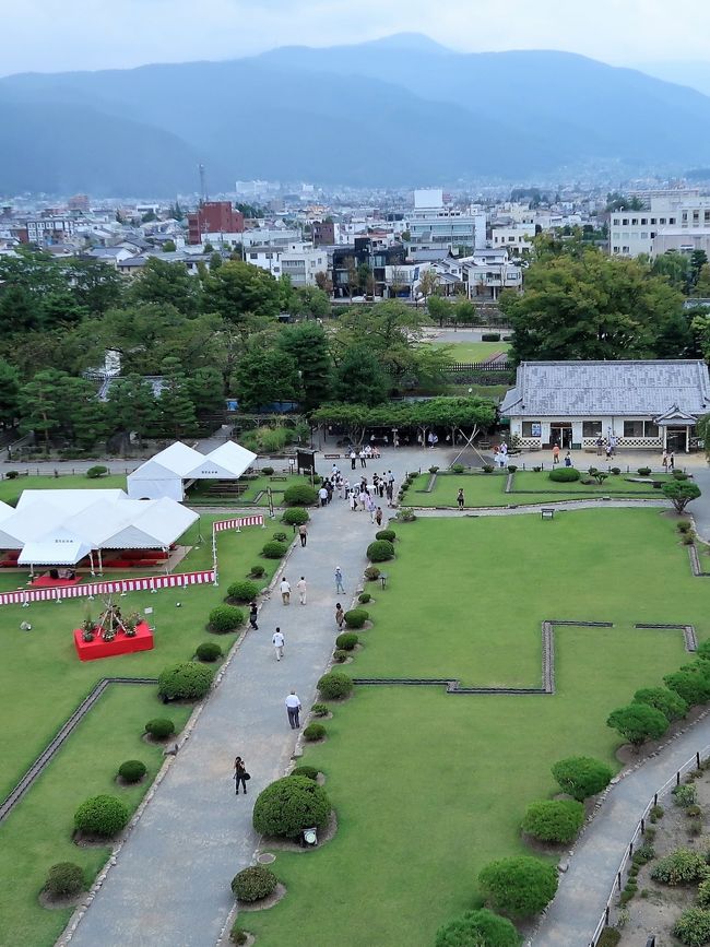 国宝　松本城2/2(内観)　 五重六階の天守/眺望絶景　☆急階段を上りつめ