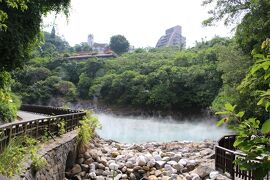 地熱谷と日本統治時代の公共浴場跡北投温泉博物館見学