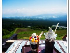 山梨日帰り旅行　　清里テラス〜おっこと亭〜カキ氷〜金精軒〜七賢