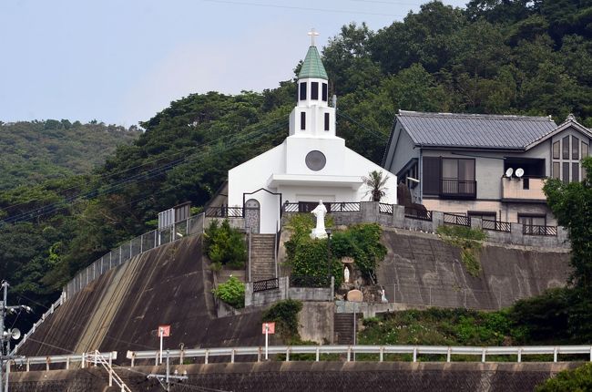 長崎から２年ぶりに上五島へ向かい、バスとタクシーで時間の許す限り教会巡りをしてきました。