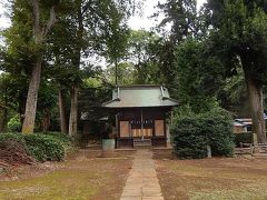 秋の風景を求めてサイクリングをする?村社稲荷神社を訪問する