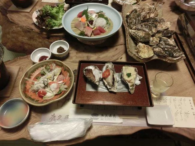 真夏の岩ガキが大好きな私達夫婦が、冬の牡蠣を焼きガキ食べ放題で食べに行こうと・・・。ついでに、姫路城も見に行こうと考えた１泊２日でした。