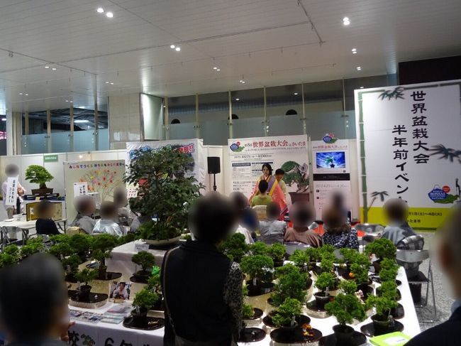 大宮駅で世界盆栽大会半年前イベントが行われていました。<br />ついでに近くで配られていた新作のMATCHももらいました。