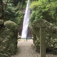 初秋の心地よい風を受けて紅葉前の滝へ　岐阜養老　国内出張編　