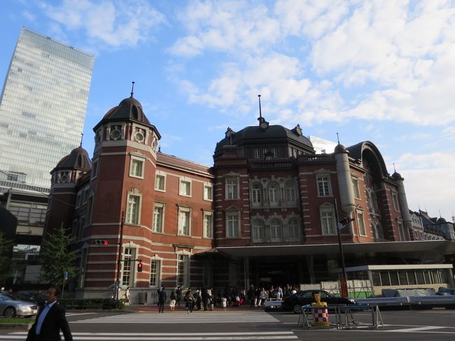 東京駅周辺を散歩する<br /><br />東京駅～行幸通り～和田倉噴水公園～皇居～明治生命ビル～三菱一号館～東京国際フォーラム～ｋｉｔｔｅ～丸ビル～東京駅<br /><br />食事を入れて3時間半の散歩でした。<br />東京駅の夜景は今まで撮っていなかったのでとても有意義な散歩になりました。<br /><br />歩数：12,500歩<br />距離：7.5ｋｍ
