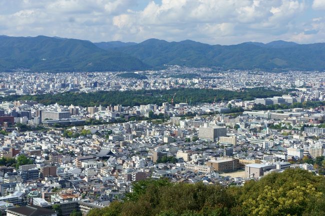 むかし京都に住んでいた頃には無かった将軍塚青龍殿の大舞台に京都迎賓館見学後せっかくなので行きました