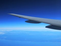 サンフランシスコ上空　アメリカン航空ＡＡ１７０便で　☆日付変更線を越えて