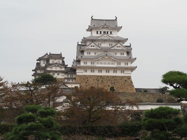 LCCピーチ利用、仙台発着６万円を切った格安ツアーで倉敷美観地区、備中松山城、小豆島、姫路城を廻ってきました。<br /><br />１日目　仙台?関空⇒倉敷<br />２日目　倉敷⇒高梁（備中松山城）⇒新岡山港～小豆島・土庄港⇒四方指展望台⇒寒霞渓ロープウェイ⇒小豆島オリーブ公園⇒ホテル<br />３日目　エンジェルロード⇒小豆島・福田港～姫路港⇒姫路城⇒関空?仙台