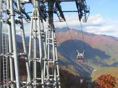 奥利根の紅葉・・藤原ダム、奈良俣ダムと谷川岳ロープウェイ、天神平をめぐります。