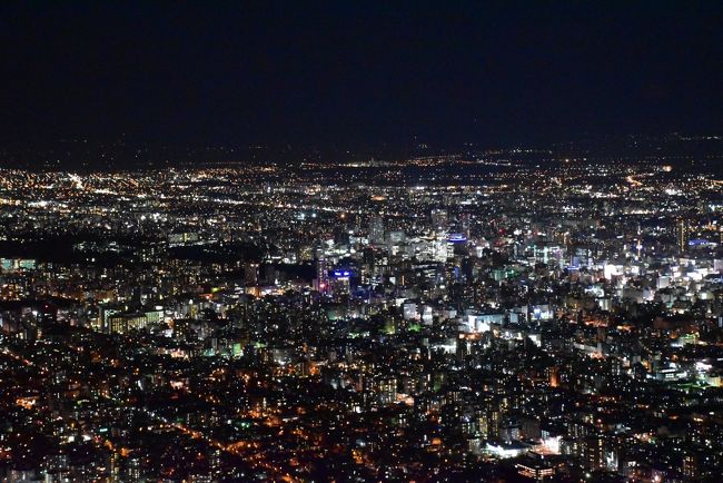 札幌市は、「夜景サミット2015 in 神戸」において、長崎・神戸とともに日本新三大夜景に認定されました。<br /><br />札幌駅の南西部に位置する藻岩山（もいわやま）にロープウェイで登ると、札幌市内の素晴らしい夜景が眺められます。<br />