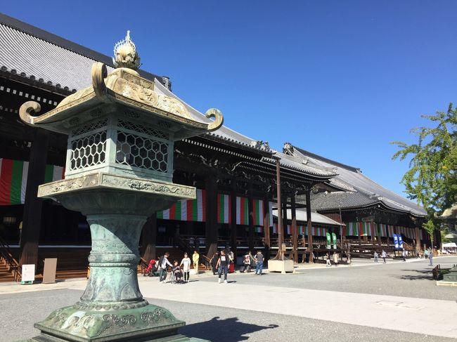 紅葉にはまだ早い10月ですが、西本願寺と下鴨神社を訪れました。