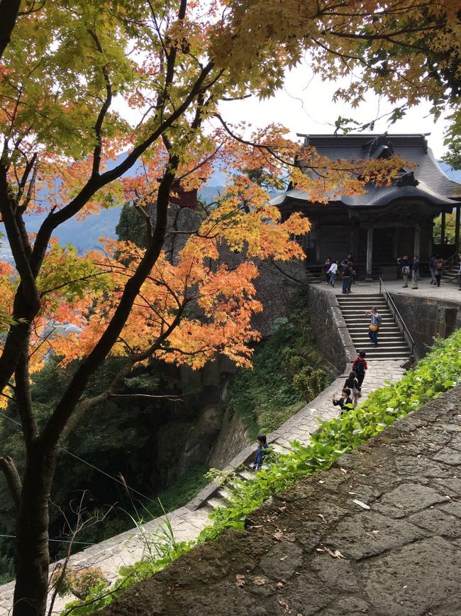母を伴って2人でいってきました。<br />撮った写真は山寺メインです。<br />行程は以下の通りです。<br />(往復とも東北本線、仙山線経由)<br />一ノ関7:00⇒仙台8:33<br />仙台9:04⇒山寺10:01(ただし、定刻より15分ほど遅れて発車)<br />山寺立石寺⇒高砂屋本館で昼食⇒山寺ホテル<br />山寺15:14⇒仙台16:25<br />仙台18:57⇒小牛田19:41<br />小牛田19:54⇒一ノ関20:41