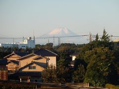 ふじみ野市より見事な富士山を眺める