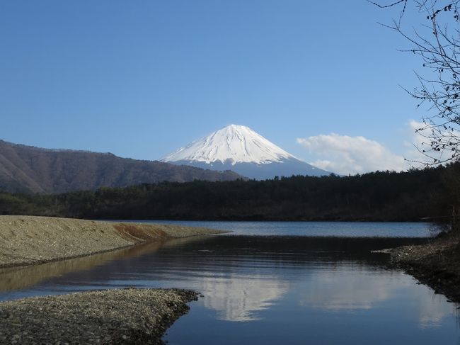 天気が良い日、山梨や静岡に行けるとなると、富士山が見たくなる。<br />大好きなんです。<br />この日も、山梨を通って信州に帰省するついでに、富士五湖に寄り道しました。