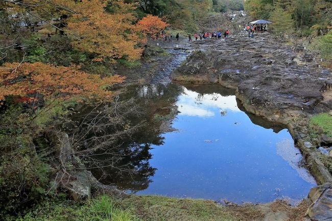 みちのく秋彩巡り　厳美渓・空飛ぶ団子