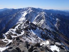 北岳　今季閉山前の雪登山