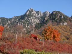 瑞牆山　晩秋の瑞牆山自然公園からの周回