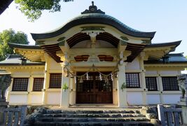 2016秋、尾張・島田城址と所縁の寺社(2/3)：音聞橋を渡って島田神社へ、神馬、牛像