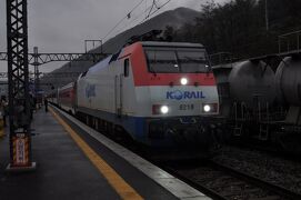 2016年11月エアソウルで行く韓国鉄道旅行4（太白線・中央線でソウル清涼里へ）