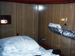 列車が船に乗ってコペンハーゲンに到着＠コペンハーゲン/デンマーク（円のトラベラーズチェックをマルクに両替する）