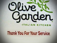 ２０１６　ビーチ通り　食べある記：　オリーブ　ガーデン　　Olive Garden Italian Kitchen