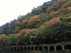 函嶺洞門の紅葉はもう少し先（11月17日）