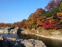 2016年11月 長瀞・神川ドライブ旅行♪長瀞ライン下り～紅葉と冬桜のコラボ♪ 