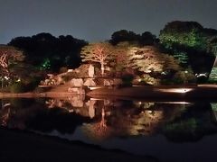 ２０１６年　六義園　紅葉　ライトアップ開始