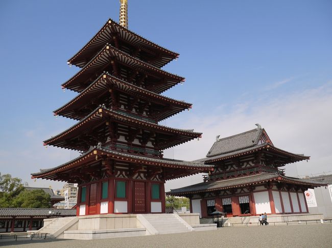 　～四天王寺から谷町九丁目までの一画は、大阪のお寺の密集地です～　<br />　<br />この一帯は上町台地と呼ばれ、大きいお寺と小さいお寺がたくさん集まっています。<br />お寺が多ければ墓地も多く、大阪の墓地の集合地と言っても良いぐらいです。ひょっとすると、夜な夜な火の玉が見られるかも？　(^_-)<br />　<br />真田幸村の最後の地と言われる安居神社もこの界隈にあり、歴史のいっぱい詰まった上町台地のお寺を巡ります。<br />　<br />　<br />そして、本日最終日は前２日間と異なり、湿度の高い蒸し暑い日となりました。<br />体力の限界を迎えます。<br /><br />