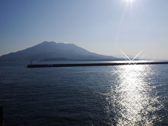 鹿児島での受験も無事終わり、次の受験が10日なのでまだ余裕があるためせっかくだから鹿児島観光を楽しみました。<br /><br />桜島大噴火の件で諦めようと思って電話して尋ねてみたら全然なんともない様子。<br />バスのツアーも実施するという事で午前中に<br />急遽、バスで桜島ツアーに行くことになりました。<br />