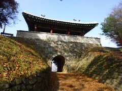 2016秋　韓国３泊４日-2遅かった南漢山城の紅葉