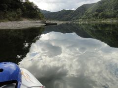 カヤックで四万十川下り（その１）　土佐大正から土佐昭和までの沈下橋を訪ねて