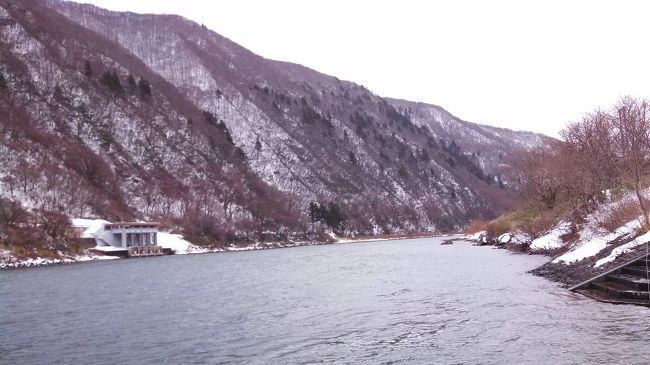 山形旅行二日目、銀山荘、最上川