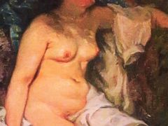 デトロイト美術館展-3　クールベ・ピサロ・モネ・・印象派絵画　☆フランス19世紀後半に