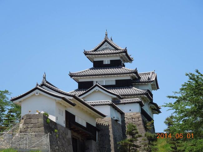 日本１００名城巡り　白河小峰城　袋田の滝　