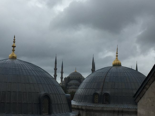 トルコ最終日はイスタンブール見学です。<br />世界一周47日目にして初めての雨です。<br />イスタンブールもめっきり観光客が減っていて<br />通常1時間待ちのモスクもスイスイ入れます。<br />