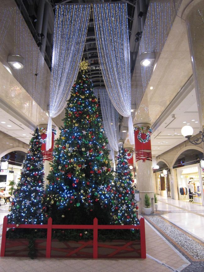 １２月ともなるとあちらこちらでクリスマスツリーの飾りで賑わっています。大阪駅周辺に行く機会があったので店舗などで飾られているクリスマスツリーを紹介します。