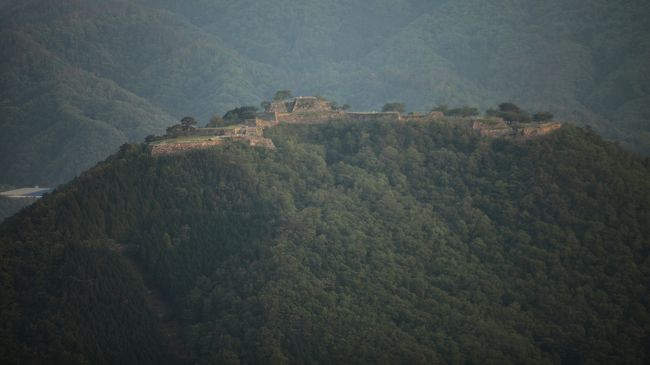 立雲峡から見る竹田城