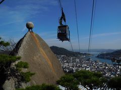 ２０１６年　広島１日目　尾道その２　文学のこみちから千光寺へ。鏡岩、玉の岩などの巨岩があります