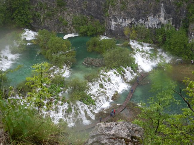 スロベニア、クロアチアの旅　絵のように美しいブレット湖、美しいプリトヴィッツェ湖　プリトヴィッツェ湖編④